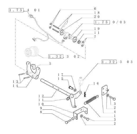5198965 - рычаг